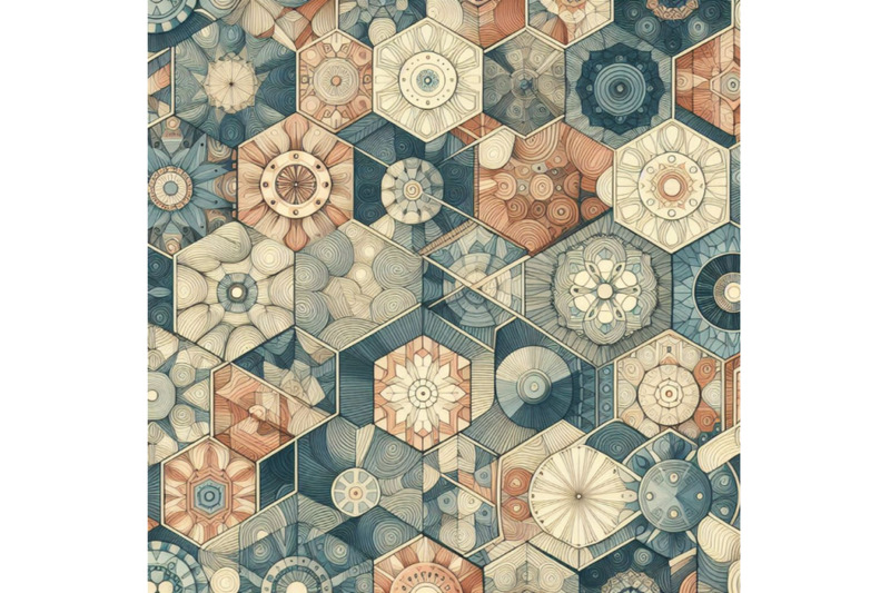 abstract-textured-hexagon-shapes-seamless-pattern