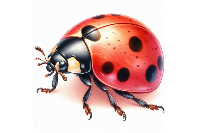 ladybug-painted-watercolors-on-white