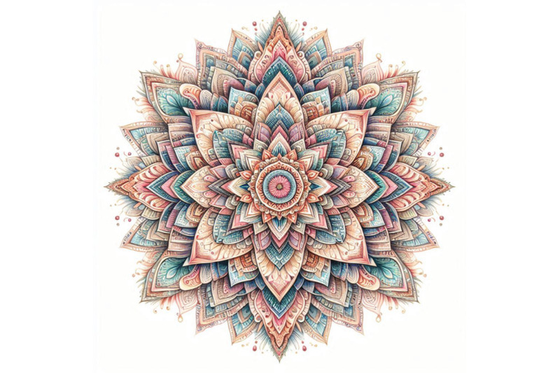 watercolor-mandala-traditional-lace-isolated-on-whi