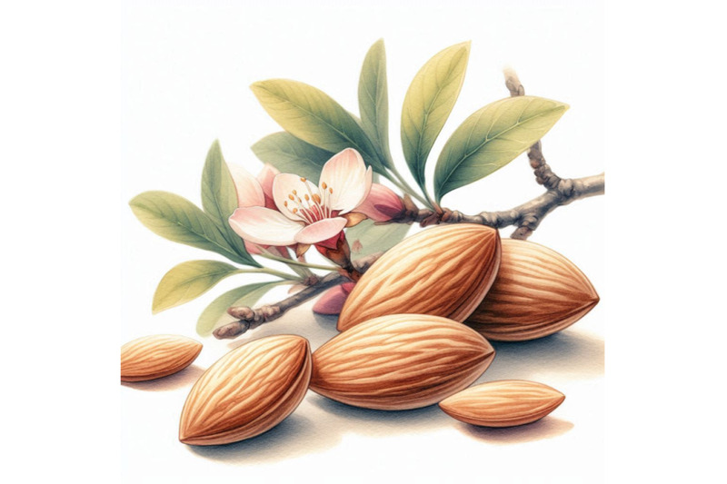 watercolor-almond