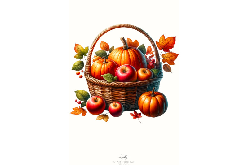 autumn-basket-digital-crafting-file-harvest-pumpkin-sublimation-print