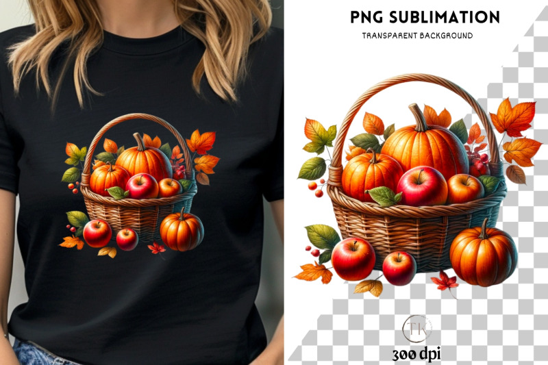 autumn-basket-digital-crafting-file-harvest-pumpkin-sublimation-print