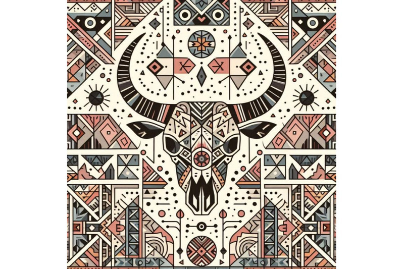 geometrical-ethnic-seamless-pattern-with-cow-skull