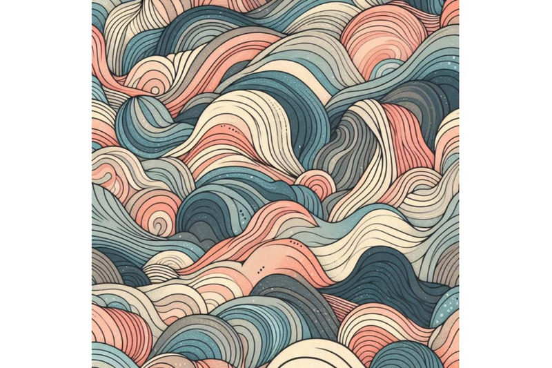 watercolor-textured-waved-shapes-seamless-pattern