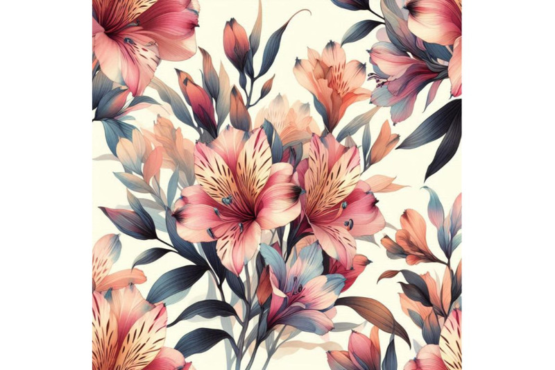 watercolor-alstroemeria-flowers-seamless-pattern