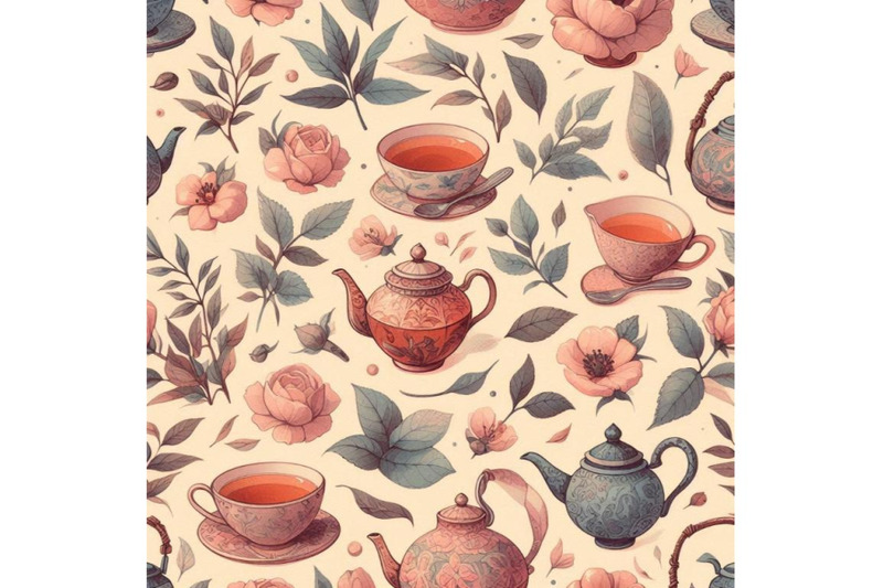 watercolor-tea-seamless-pattern