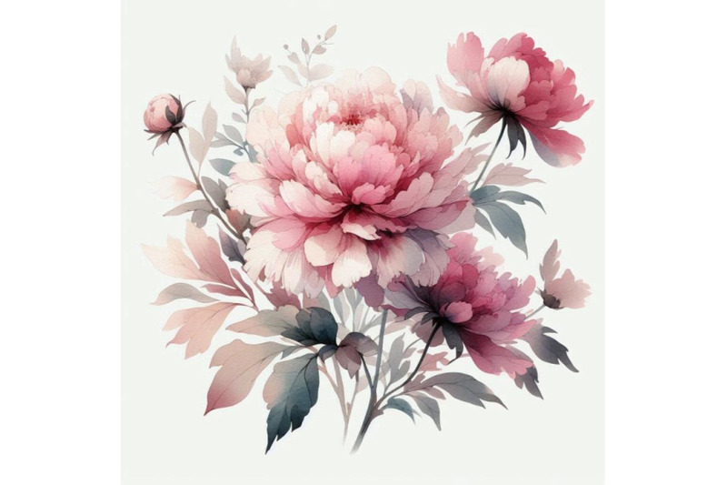 hand-painted-watercolor-peonies