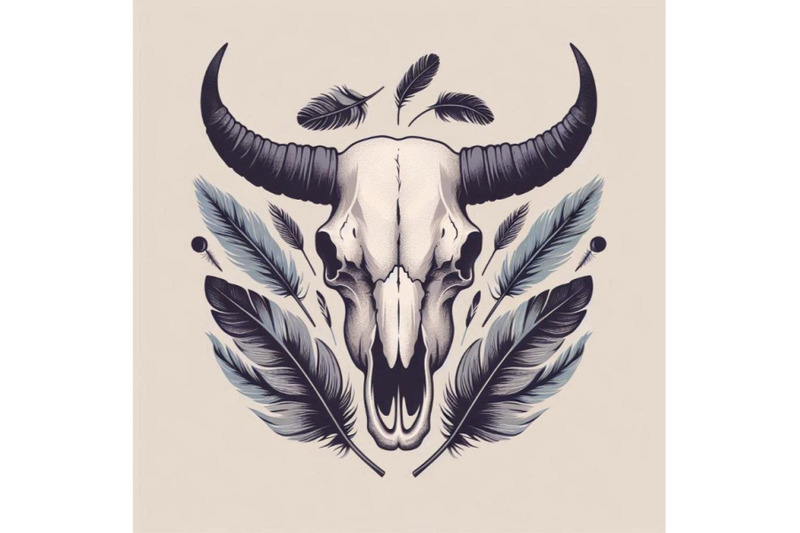 cow-skull-animal-skull-with-feathers