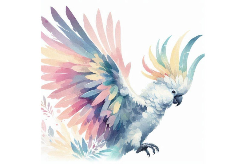 watercolor-australian-cockatoo