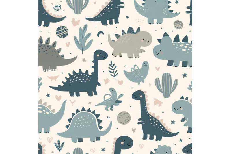 cute-cartoon-dinosaurs-seamless-pattern-in-scandinavi