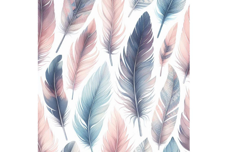 watercolor-feather-background