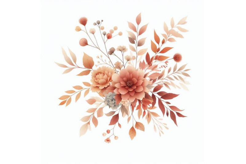 autumn-watercolor-floral-arrangement