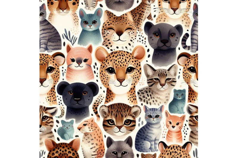 cool-trendy-african-animals-seamless-pattern-watercol