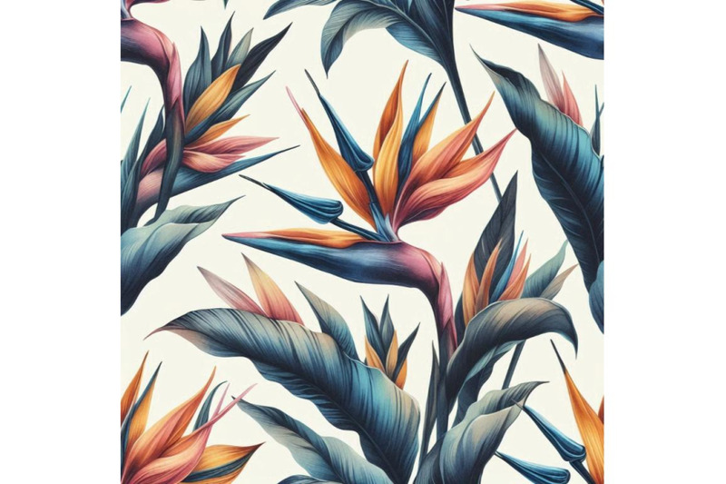 watercolor-tropical-seamless-pattern-with-bird-of-para