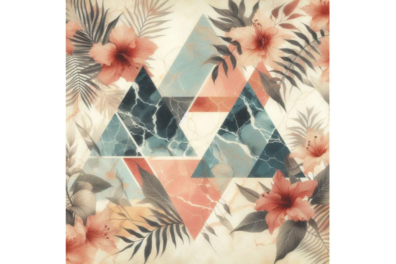 abstract-grunge-and-marble-triangles-with-tropical-flow