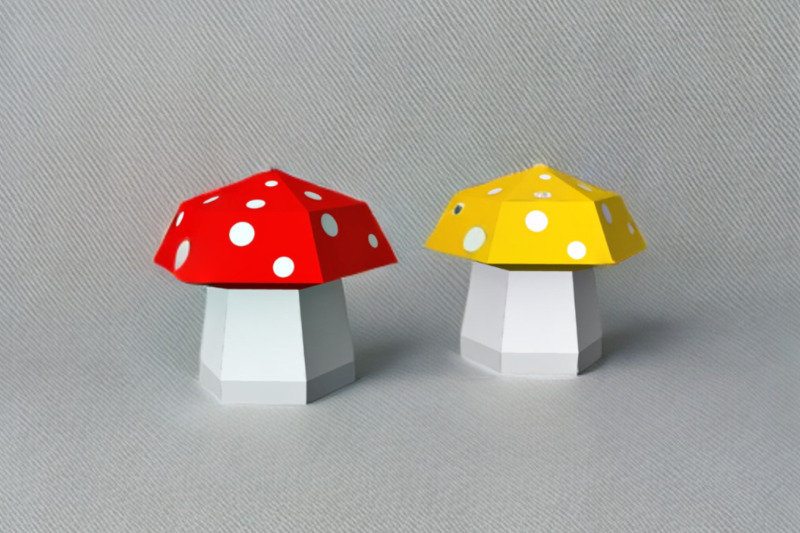 diy-mushroom-favor-3d-papercrfaft