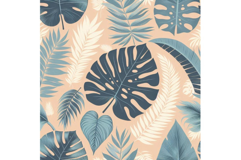 tropical-leaves-seamless-pattern