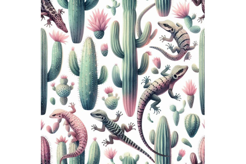 watercolor-seamless-cactus-pattern-with-lizards