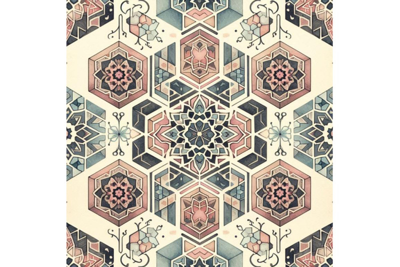 watercolor-hexagon-seamless-pattern-with-geometric-o