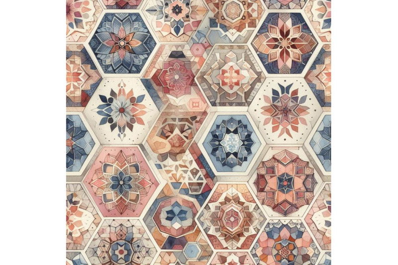 watercolor-hexagon-seamless-pattern-with-geometric-o