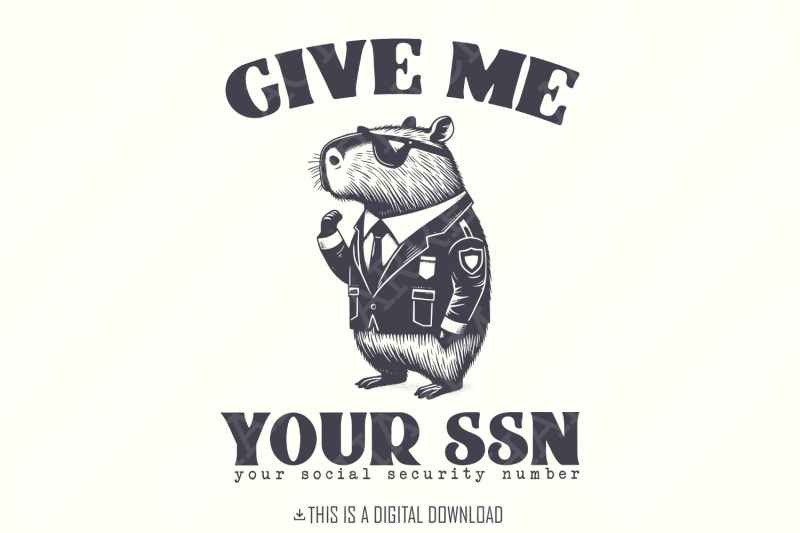 cute-capybara-png-funny-capybara-give-me-your-ssn-tax-fraud-vintage-animals-png-funny-animal-sketch-cute-animal-quotes-funny-vintage