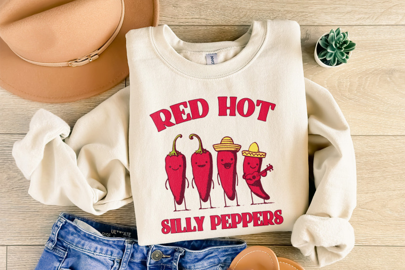 red-hot-silly-peppers-puns-png-farmers-market-png-funny-vintage-bands-alternative-rock-png-music-graphic-band-music-png