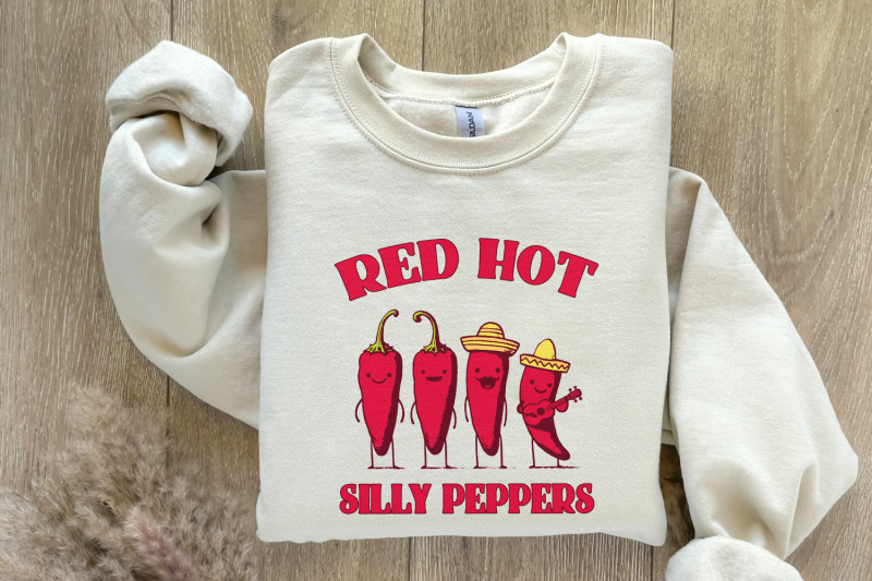 red-hot-silly-peppers-puns-png-farmers-market-png-funny-vintage-bands-alternative-rock-png-music-graphic-band-music-png