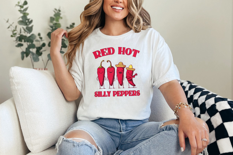 red-hot-silly-peppers-puns-png-farmers-market-png-funny-vintage-bands-alternative-rock-png-music-graphic-band-music-png