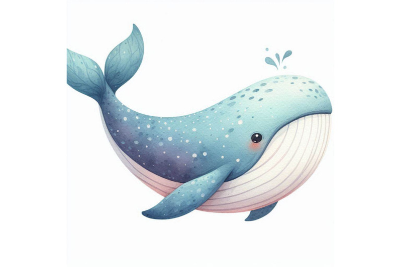 watercolor-whale-isolated-on-white-background