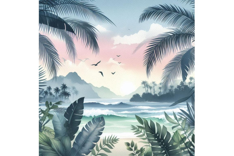 watercolor-tropical-background