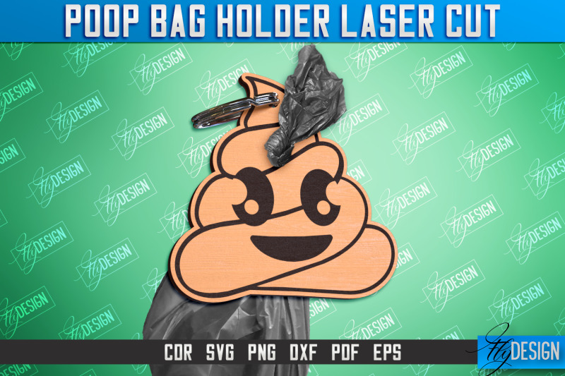 poop-bag-holder-dog-walking-accessories-silhouette-dog-cnc-file