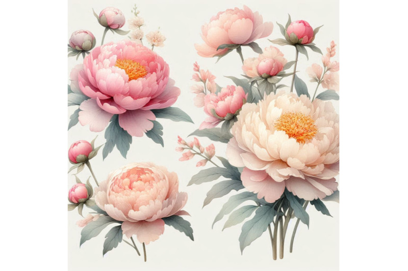 hand-painted-watercolor-peonies