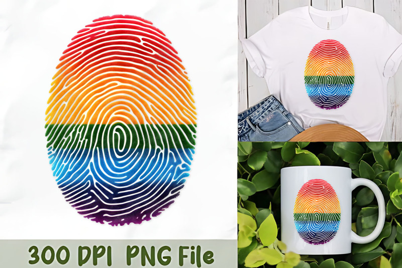 rainbow-fingerprint-pride-art