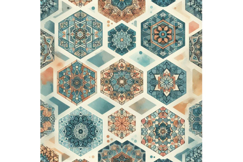 watercolor-hexagon-seamless-pattern-with-geometric-o