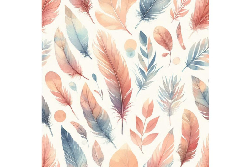 watercolor-feather-background