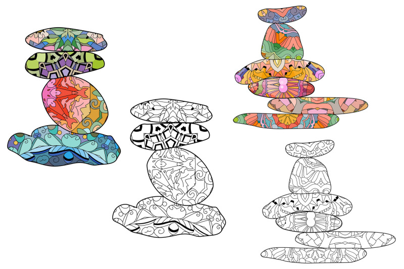 sea-stone-pyramids-for-coloring