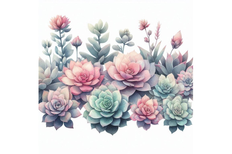 watercolor-succulents