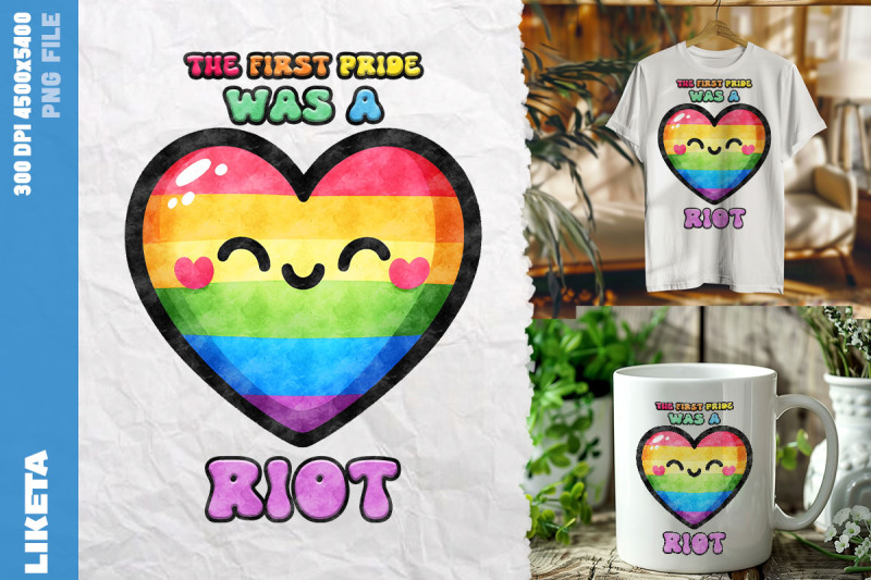 first-pride-riot-heart-art