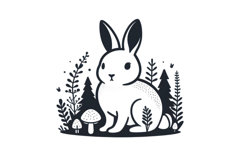 cute-rabbit-woodland-animal