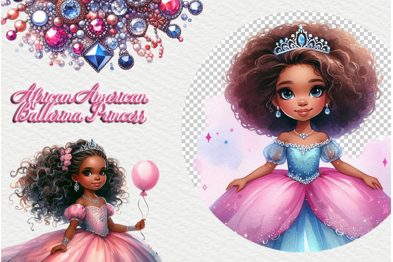 african-american-ballerina-princess-girl