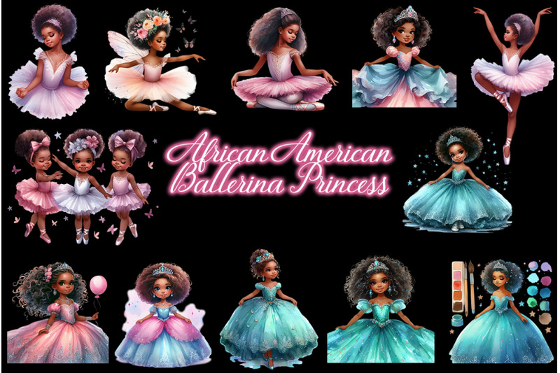 african-american-ballerina-princess-girl