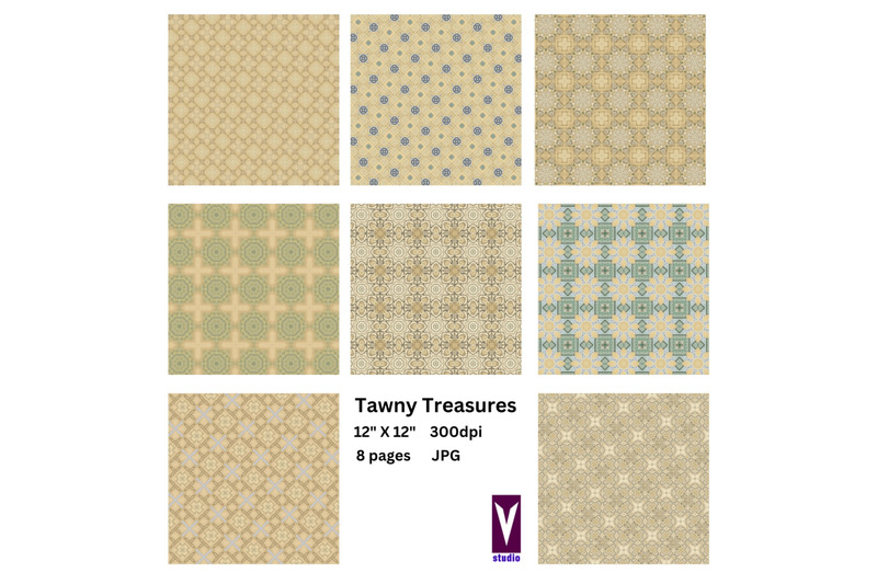 tawny-treasures-digital-paper-pack