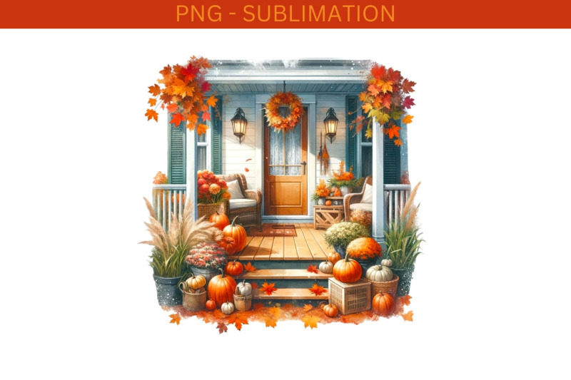 autumn-porch-sublimation-print-fall-png-design-for-crafting-front-po