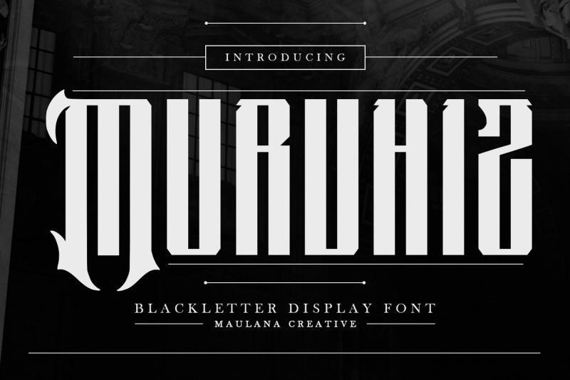 murvhiz-blackletter-display-font