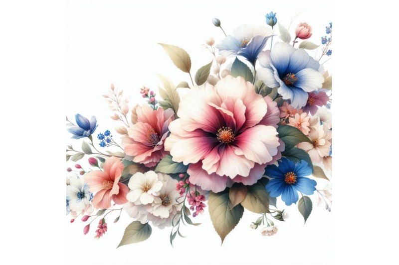 hand-painted-watercolor-flowers