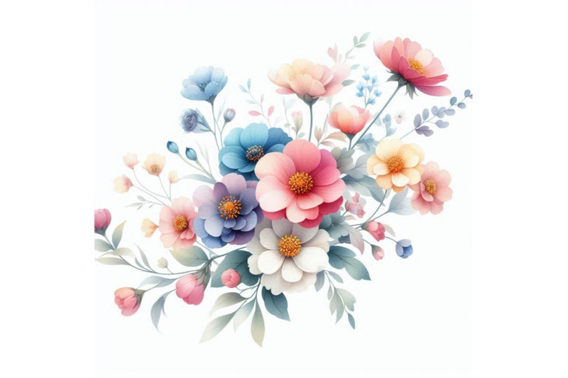 hand-painted-watercolor-flowers