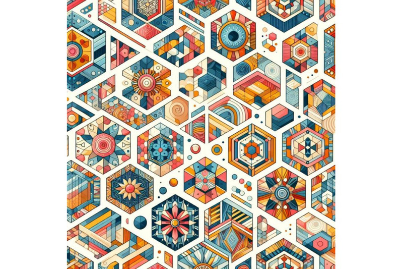 abstract-summer-geometric-hexagon-shapes-seamless