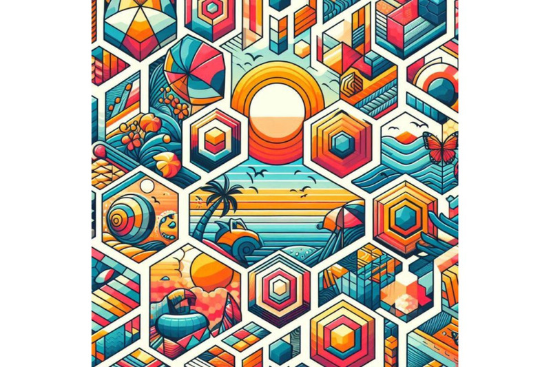 abstract-summer-geometric-hexagon-shapes-seamless