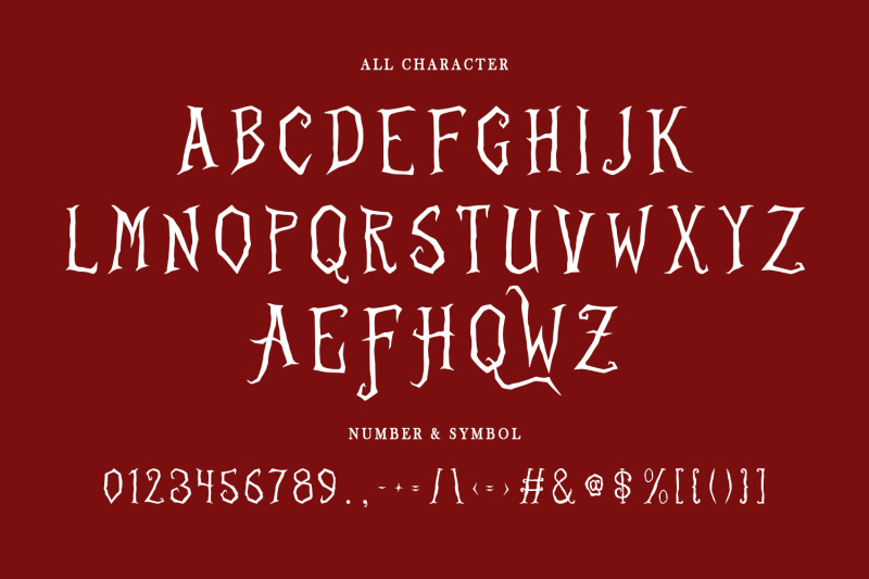 halqueen-horror-display-font