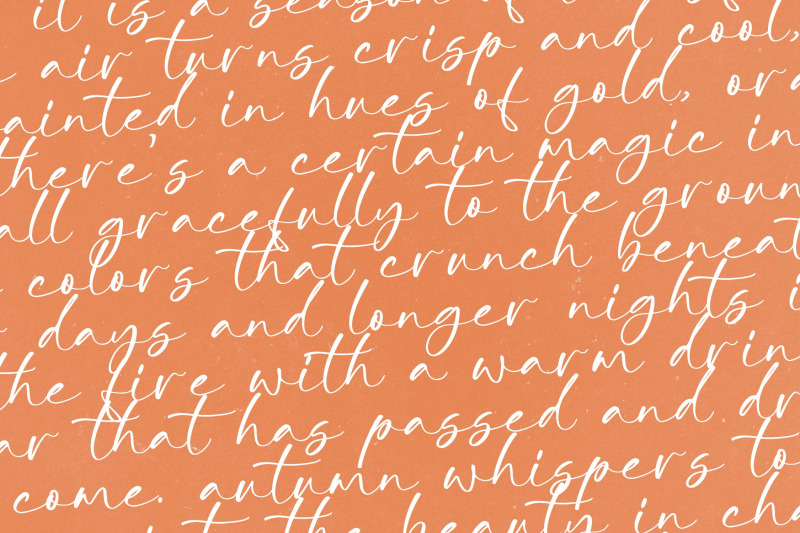 autumn-silent-modern-handwritten-script